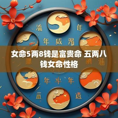 女命5两8钱是富贵命 五两八钱女命性格