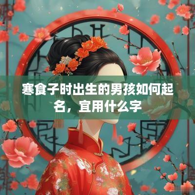 寒食子时出生的男孩如何起名，宜用什么字