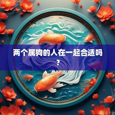 两个属狗的人在一起合适吗？