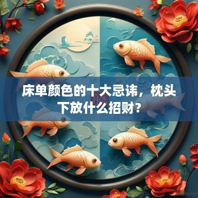 床单颜色的十大忌讳，枕头下放什么招财？