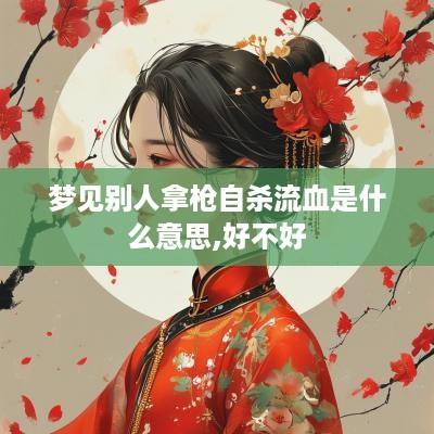 梦见别人拿枪自杀流血是什么意思,好不好