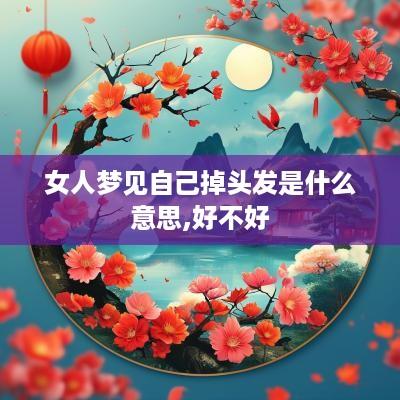 女人梦见自己掉头发是什么意思,好不好
