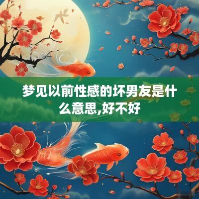 梦见以前性感的坏男友是什么意思,好不好