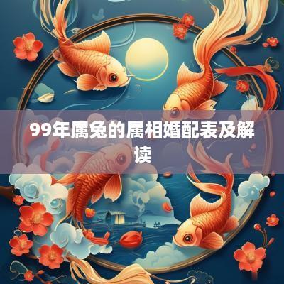 99年属兔的属相婚配表及解读