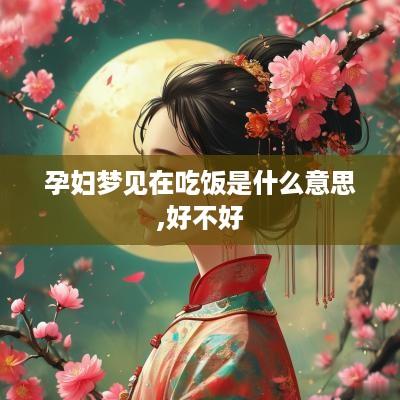 孕妇梦见在吃饭是什么意思,好不好