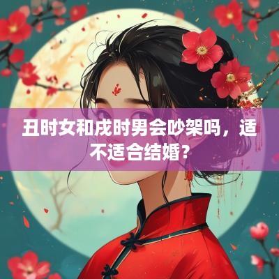丑时女和戌时男会吵架吗，适不适合结婚？