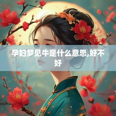 孕妇梦见牛是什么意思,好不好