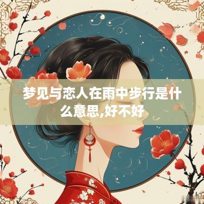 梦见与恋人在雨中步行是什么意思,好不好