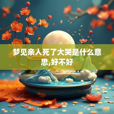 梦见亲人死了大哭是什么意思,好不好