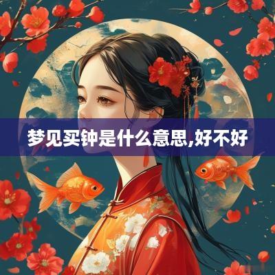 梦见买钟是什么意思,好不好