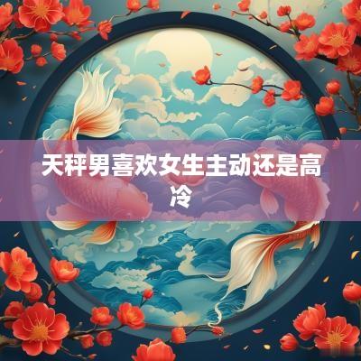 天秤男喜欢女生主动还是高冷
