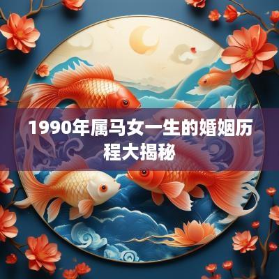 1990年属马女一生的婚姻历程大揭秘
