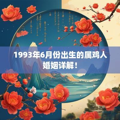 1993年6月份出生的属鸡人婚姻详解！