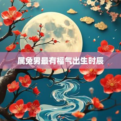 属兔男最有福气出生时辰