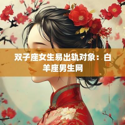 双子座女生易出轨对象：白羊座男生网