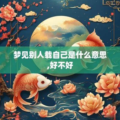 梦见别人载自己是什么意思,好不好