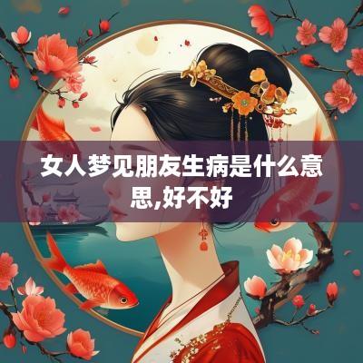女人梦见朋友生病是什么意思,好不好