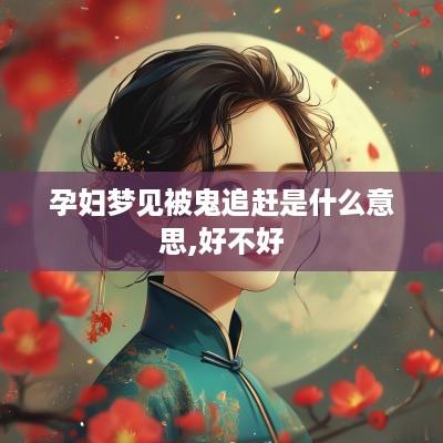 孕妇梦见被鬼追赶是什么意思,好不好