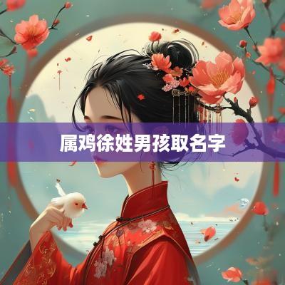 属鸡徐姓男孩取名字