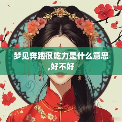 梦见奔跑很吃力是什么意思,好不好