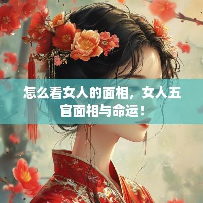 怎么看女人的面相，女人五官面相与命运！