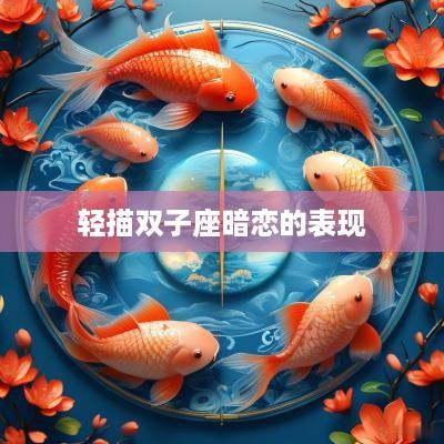 轻描双子座暗恋的表现