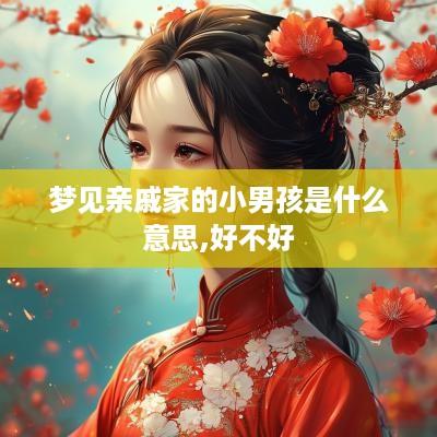 梦见亲戚家的小男孩是什么意思,好不好