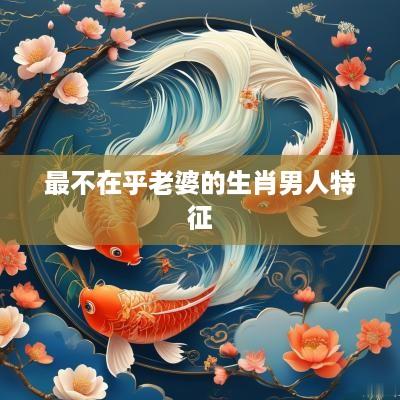 最不在乎老婆的生肖男人特征