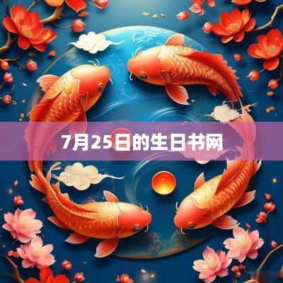 7月25日的生日书网