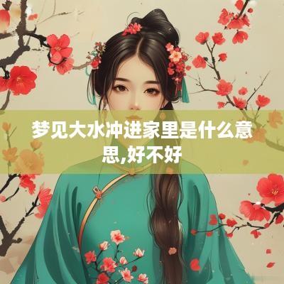梦见大水冲进家里是什么意思,好不好