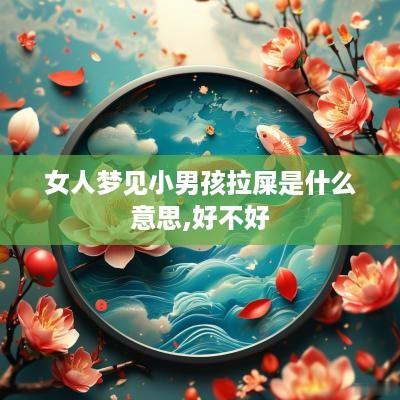 女人梦见小男孩拉屎是什么意思,好不好
