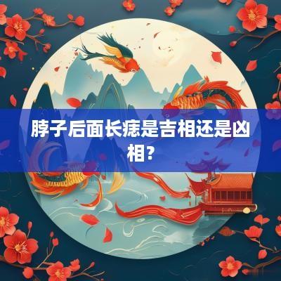 脖子后面长痣是吉相还是凶相？