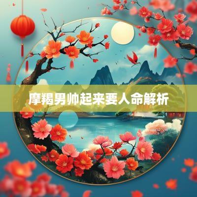 摩羯男帅起来要人命解析