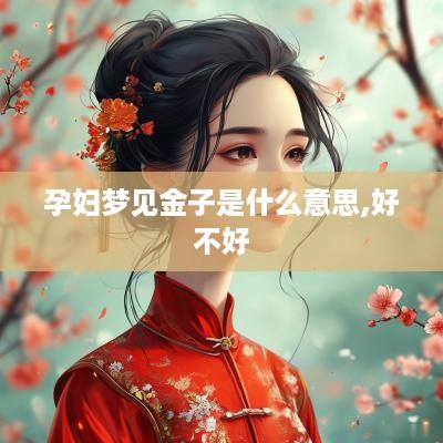 孕妇梦见金子是什么意思,好不好