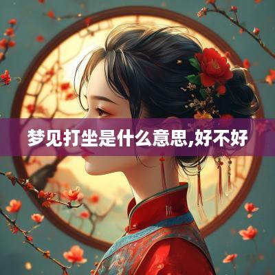 梦见打坐是什么意思,好不好