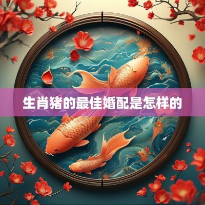 生肖猪的最佳婚配是怎样的