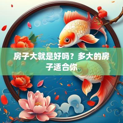 房子大就是好吗？多大的房子适合你