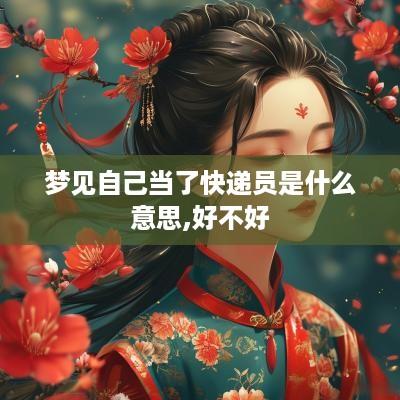 梦见自己当了快递员是什么意思,好不好