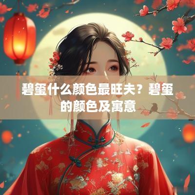 碧玺什么颜色最旺夫？碧玺的颜色及寓意