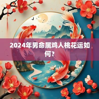 2025年男命属鸡人桃花运如何？
