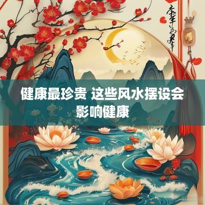 健康最珍贵 这些风水摆设会影响健康