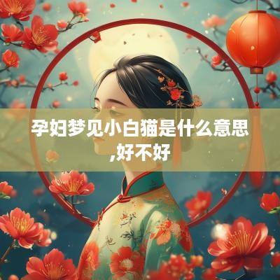 孕妇梦见小白猫是什么意思,好不好