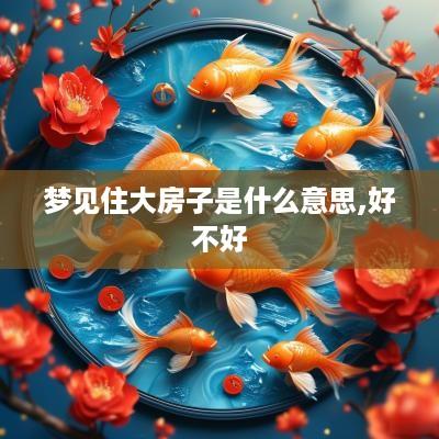 梦见住大房子是什么意思,好不好