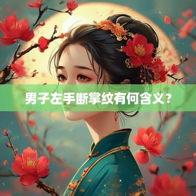 男子左手断掌纹有何含义？