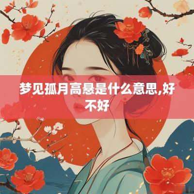 梦见孤月高悬是什么意思,好不好