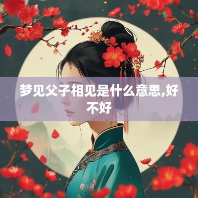 梦见父子相见是什么意思,好不好
