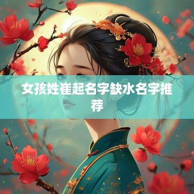 女孩姓崔起名字缺水名字推荐