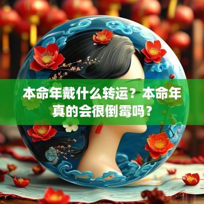 本命年戴什么转运？本命年真的会很倒霉吗？