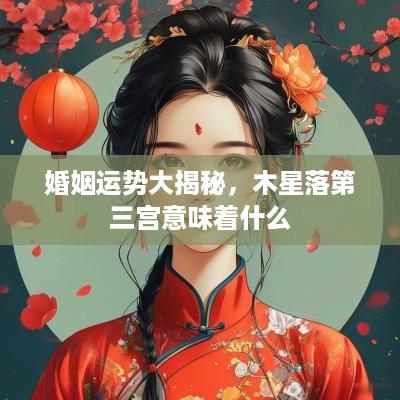 婚姻运势大揭秘，木星落第三宫意味着什么