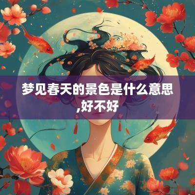 梦见春天的景色是什么意思,好不好